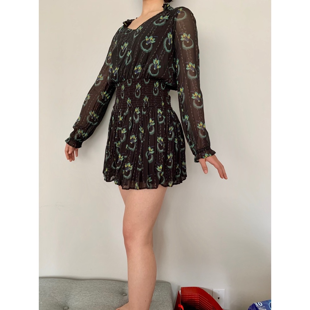 HP🏆FREE PEOPLE (EUC)✨BOHO PUFF-SLEEVE DRESS